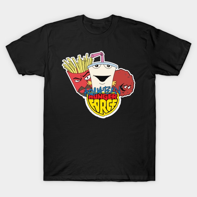 Aqua teen T-Shirt by AlanSchell76